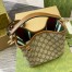 Gucci GG Emblem Mini Bucket Bag in Beige GG Canvas