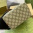 Gucci GG Emblem Mini Bucket Bag in Beige GG Canvas