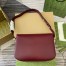 Gucci Horsebit 1955 Soft Small Shoulder Bag in Red Calfskin