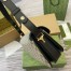 Gucci Horsebit 1955 Soft Small Shoulder Bag in GG Canvas with Black Leather
