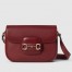 Gucci Horsebit 1955 Soft Mini Shoulder Bag in Red Calfskin