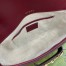 Gucci Horsebit 1955 Soft Mini Shoulder Bag in GG Canvas with Red Leather