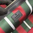 Gucci GG Emblem Medium Tote Bag in Beige GG Canvas with Black Leather