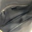 Gucci GG Emblem Medium Shoulder Bag in Black Calfskin