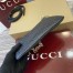 Gucci GG Emblem Super Mini Shoulder Bag in Black GG Grainy Leather