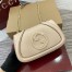 Gucci Blondie Mini Shoulder Bag with Enamel G in Light Pink Leather