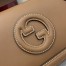 Gucci New Blondie Small Handle Bag in Brown Leather
