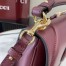 Gucci New Blondie Small Handle Bag in Red Leather