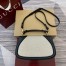 Gucci New Blondie Small Handle Bag in Canvas with Black Leather