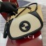 Gucci New Blondie Small Handle Bag in Canvas with Black Leather