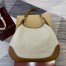 Gucci B Medium Shoulder Bag in Canvas with Brown Leather