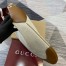 Gucci B Medium Shoulder Bag in Canvas with Brown Leather