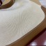 Gucci B Medium Shoulder Bag in Canvas with Brown Leather