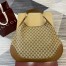 Gucci B Medium Shoulder Bag in Beige Original GG Canvas