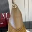 Gucci B Medium Shoulder Bag in Brown Suede Leather