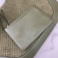 Gucci B Medium Shoulder Bag in Green Suede Leather