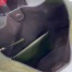 Gucci B Medium Shoulder Bag in Green Suede Leather