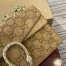 Gucci Dionysus Small Shoulder Bag in Brown GG Suede Leather