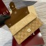 Gucci Dionysus Small Shoulder Bag in Brown GG Suede Leather