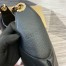Gucci B Medium Shoulder Bag in Black Grained Leather