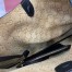 Gucci B Medium Shoulder Bag in Black Grained Leather