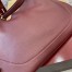 Gucci B Medium Shoulder Bag in Red Grained Leather