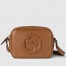 Gucci Blondie Mini Camera Bag in Brown Calf Leather