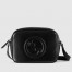 Gucci Blondie Mini Camera Bag in Black Calf Leather