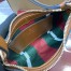 Gucci GG Emblem Super Mini Shoulder Bag in GG Canvas with Brown Leather