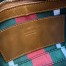 Gucci GG Emblem Super Mini Shoulder Bag in GG Canvas with Brown Leather