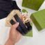 Gucci Interlocking G Buckle Belt 25MM in Black Leather 