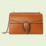 Gucci Dionysus Small Shoulder Bag in Brown Leather