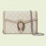 Gucci Dionysus Mini Chain Wallet in White GG Supreme Canvas