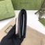 Gucci Bi-fold Wallet in Black Leather with Stripe