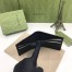 Gucci Bi-fold Wallet in Black Leather with Stripe