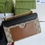 Gucci Padlock Small Shoulder Bag in GG Canvas with Black Leather