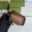 Gucci Padlock Small Shoulder Bag in GG Canvas with Black Leather
