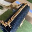 Gucci Padlock Small Shoulder Bag in Black Guccissima Leather