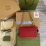 Gucci Padlock Small Shoulder Bag in Red Guccissima Leather