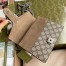 Gucci Dionysus Mini Shoulder Bag in GG Canvas with Taupe Suede