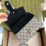Gucci Dionysus Mini Shoulder Bag in GG Canvas with Black Suede