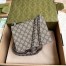 Gucci Dionysus Mini Shoulder Bag in GG Canvas with Red Suede