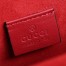 Gucci Dionysus Mini Shoulder Bag in GG Canvas with Red Suede