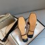 Gucci Women's Slippers in White Leaher with Signature Web