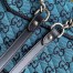 Gucci GG Marmont Small Shoulder Bag in Blue GG Canvas