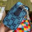 Gucci GG Marmont Small Camera Bag in Blue GG Canvas