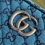 Gucci GG Marmont Small Camera Bag in Blue GG Canvas