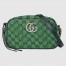 Gucci GG Marmont Small Camera Bag in Green GG Canvas