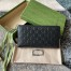 Gucci Zippy Organizer Wallet In Black Signature Leather 
