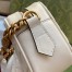 Gucci GG Marmont Mini Camera Bag in White Chevron Leather